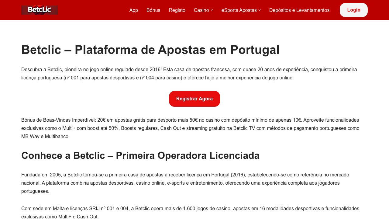 Betclic Portugal